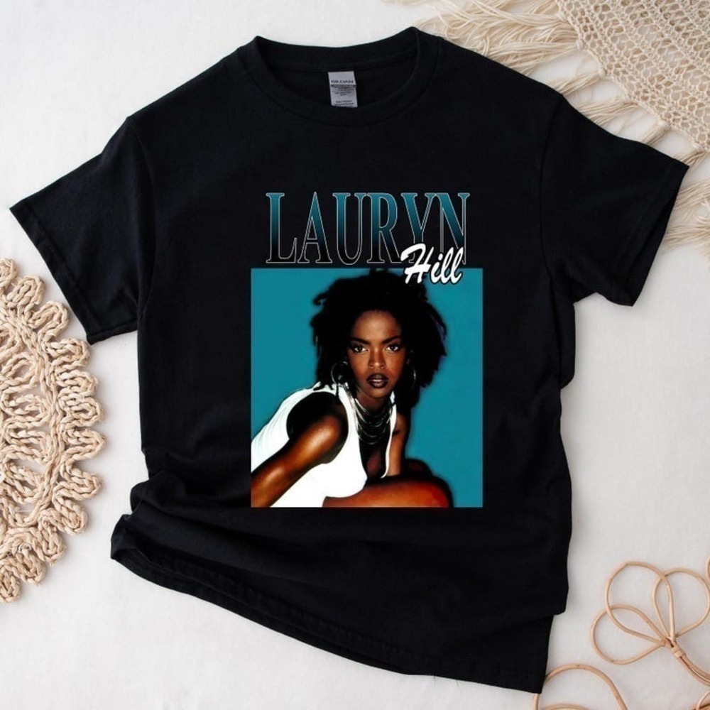 Lauryn Hill Fugees s Inspired Soul RnB Graphic T Shirt Retro Music Tee